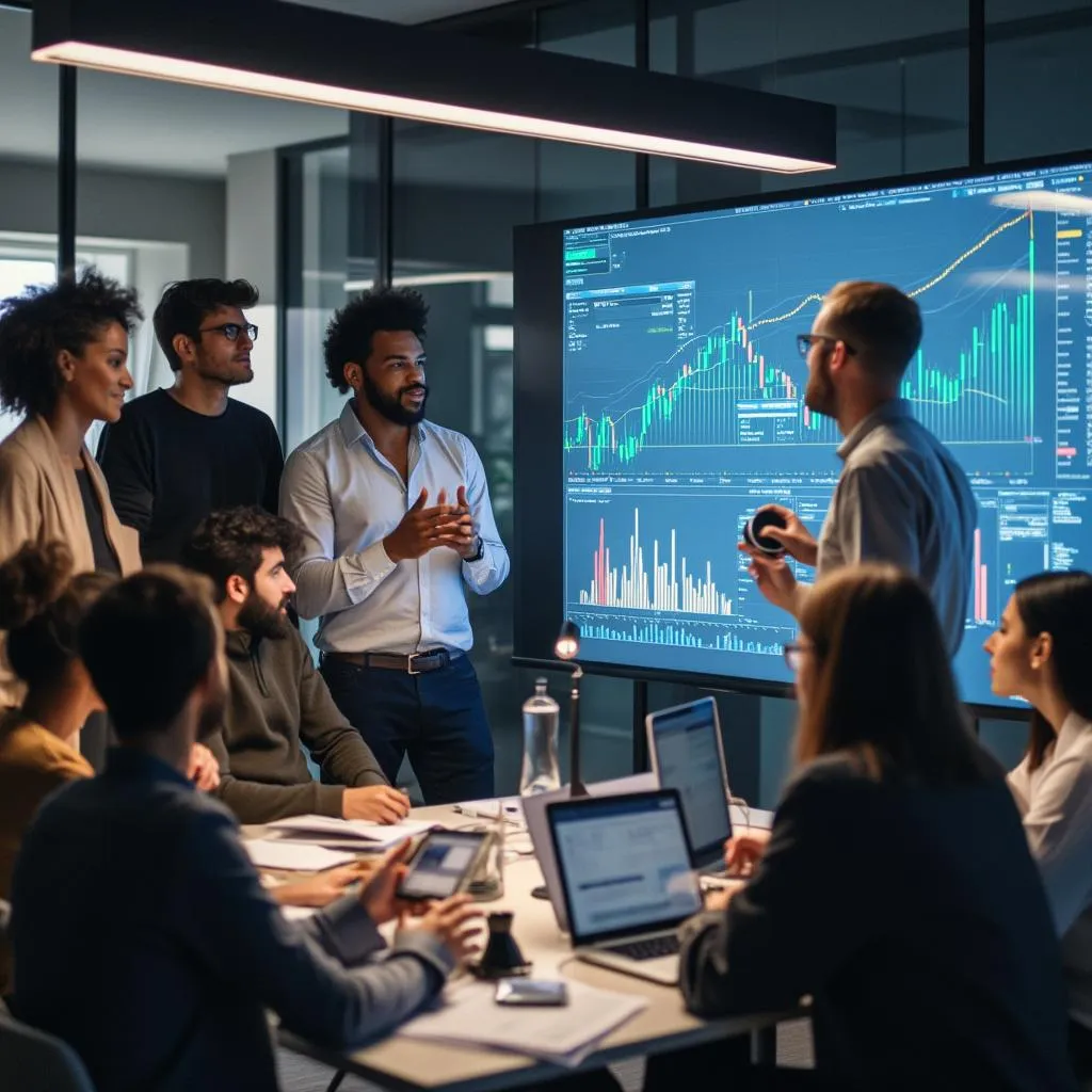 Équipe FinanceIA en brainstorming